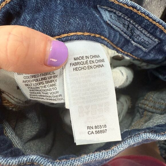 Lucky Brand Women’s 14/32 Authentic Straight Crop Jeans Lucky You Y2K 2000s - Picture 7 of 9